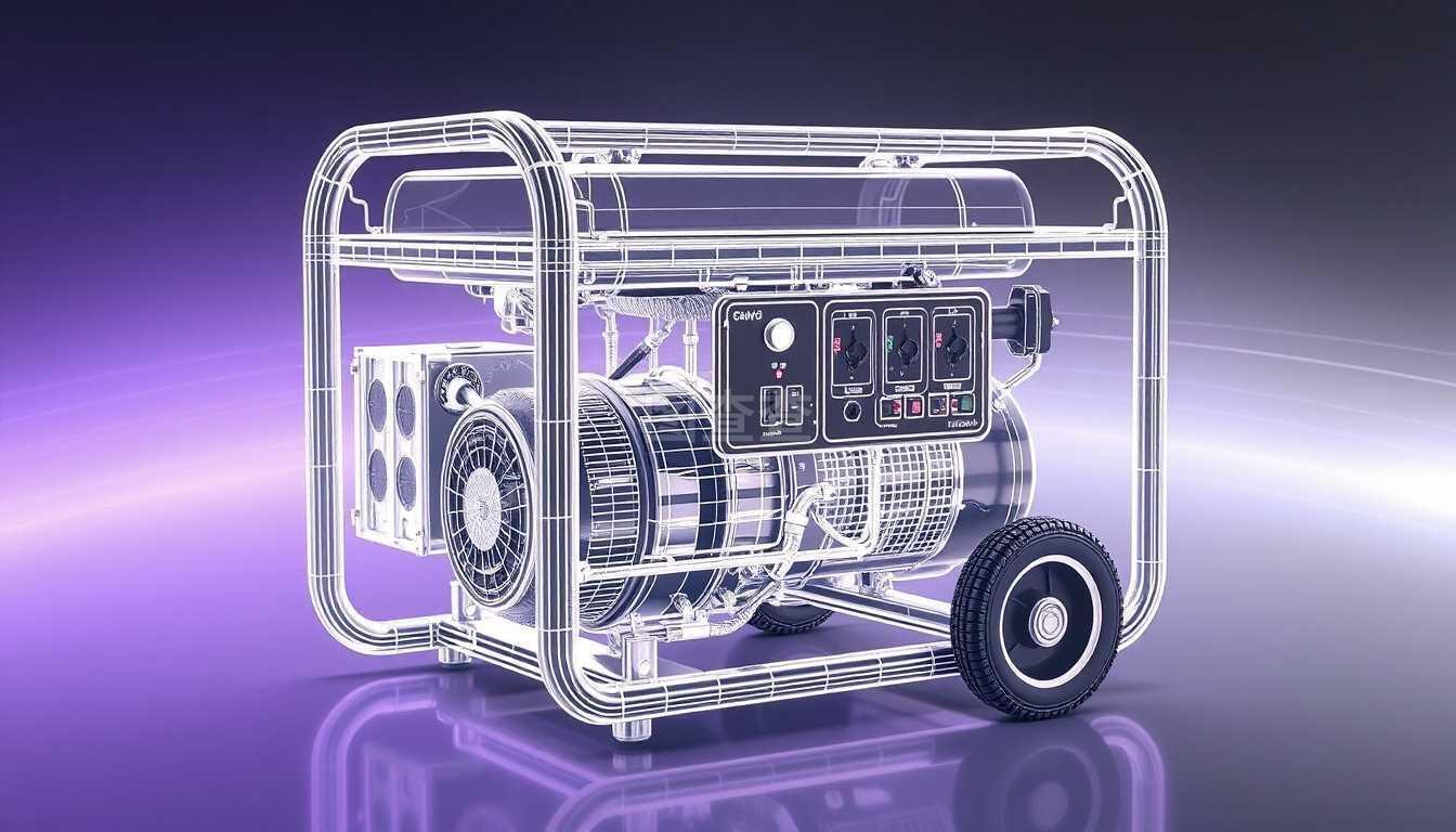 輪廓便攜式汽油發(fā)電機 輕巧動力，隨行賦能