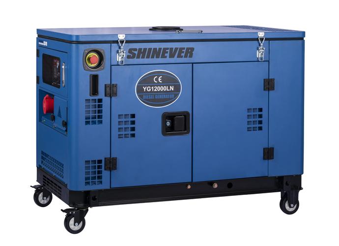 Shinever 12kW低噪音柴油發電機YG12000LN 靜音守護，動力隨行